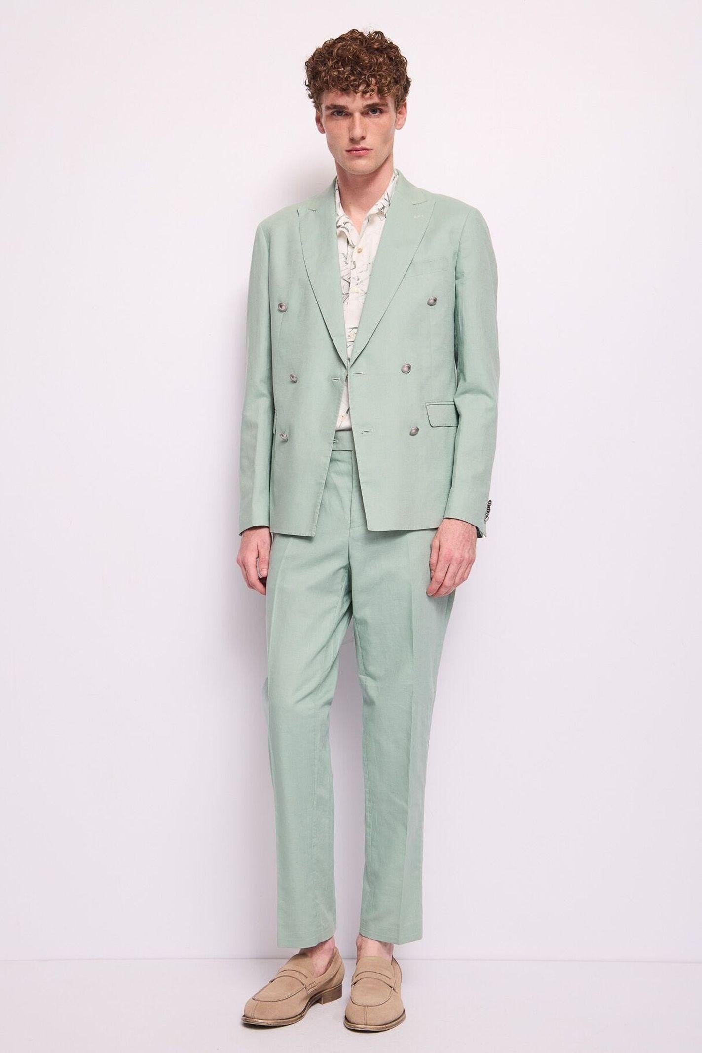 Completo doppio petto in lino 511GU15001 4550 GAUDI' 