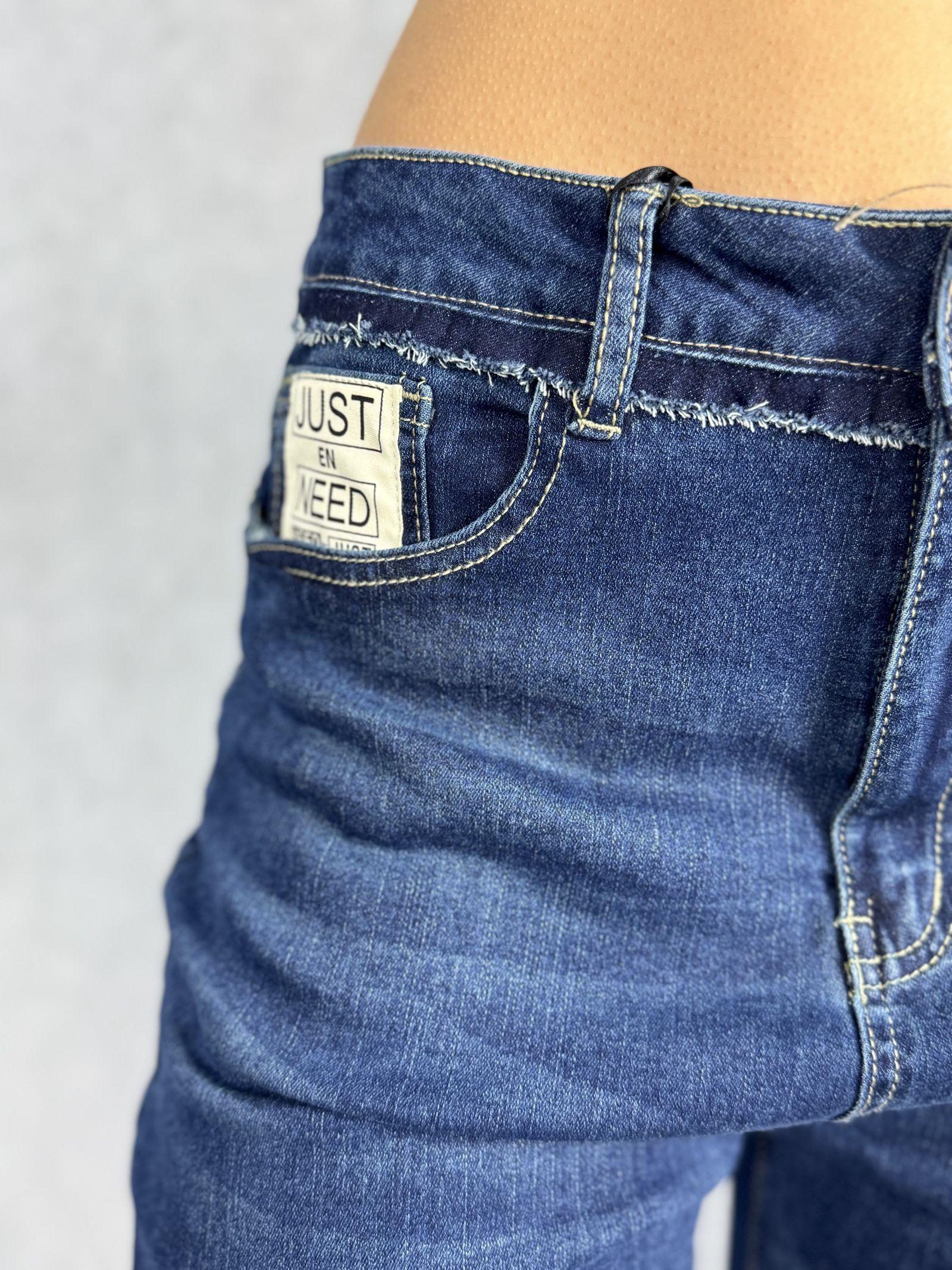 Jeans scuro vita alta gamba dritta 824105JC766 DENIM OFELIA 