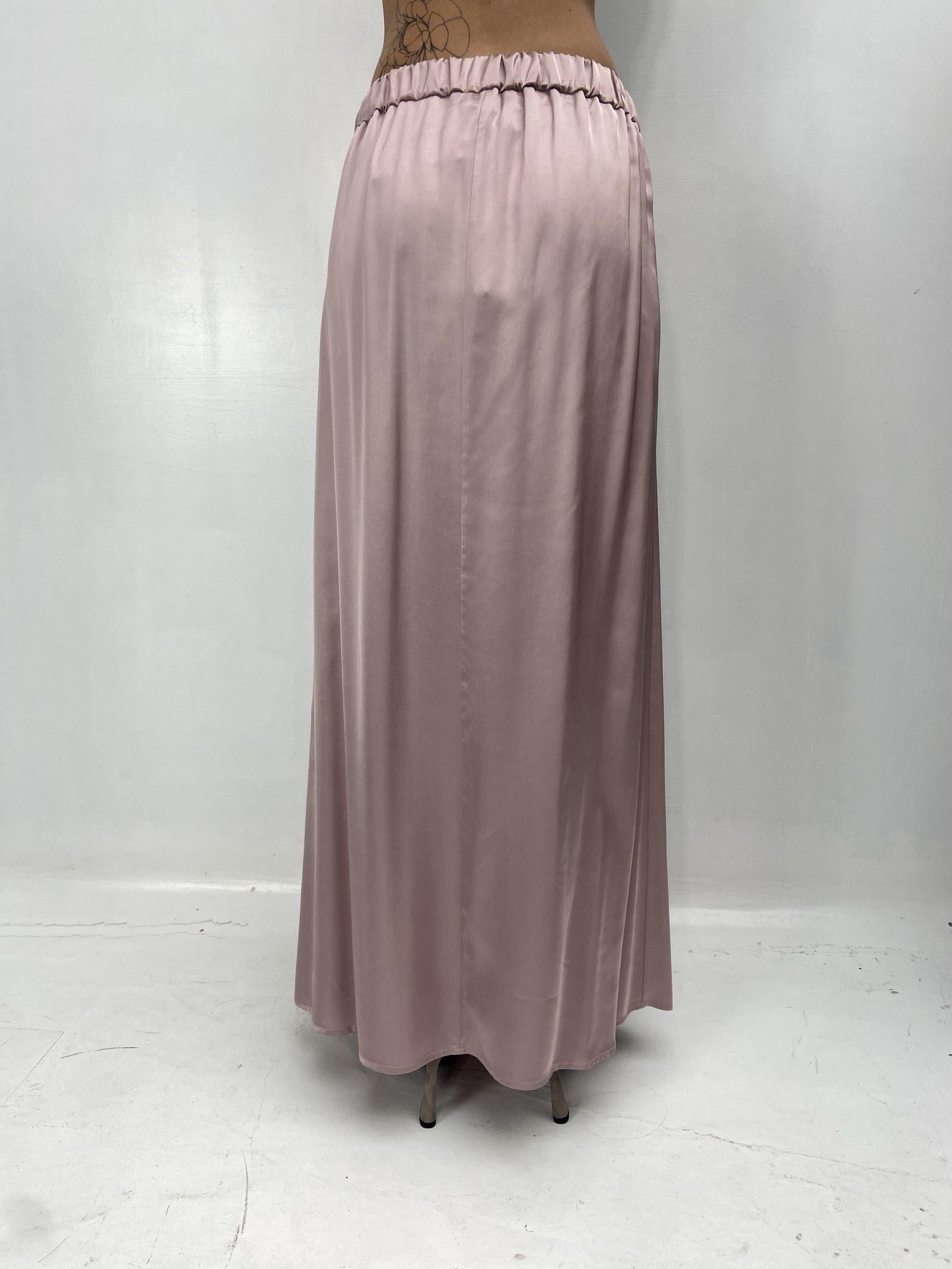 Gonna in raso con pieghe - Ofelia SK1027 CIPRIA OFELIA 