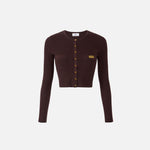 Cardigan con micro trecce - Elisabetta Franchi MK88B61E2 644 ELISABETTA FRANCHI 