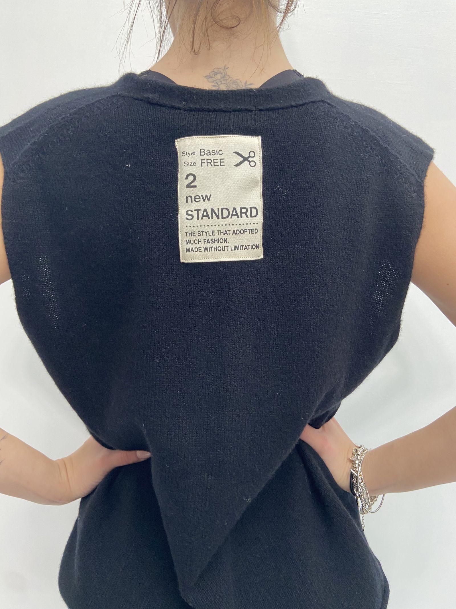 Gilet scollo a V CBGL4734 NERO OFELIA 