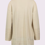 Cardigan in maglia senza bottoni