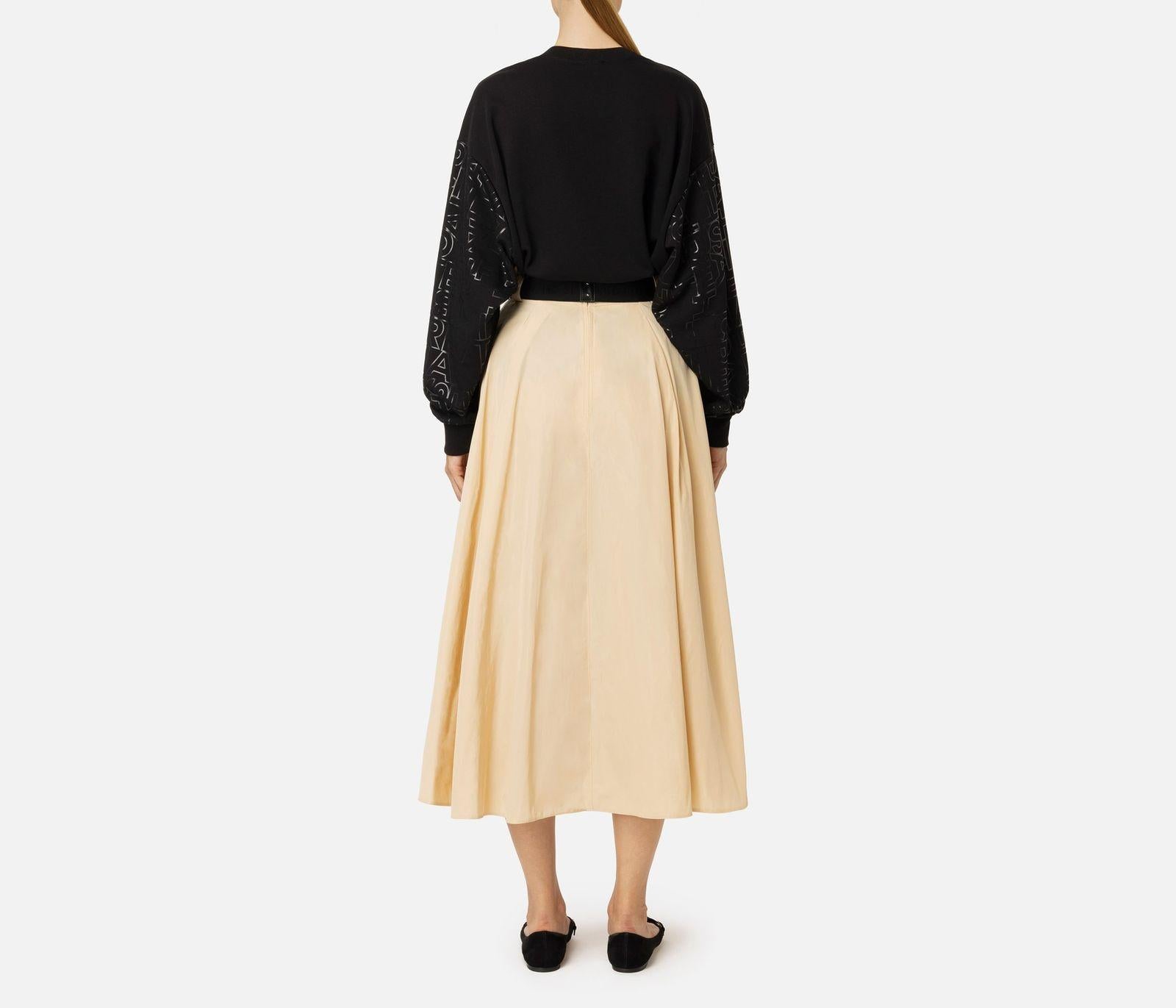 Gonna a ruota in naylon GO04546E2 045 ELISABETTA FRANCHI 