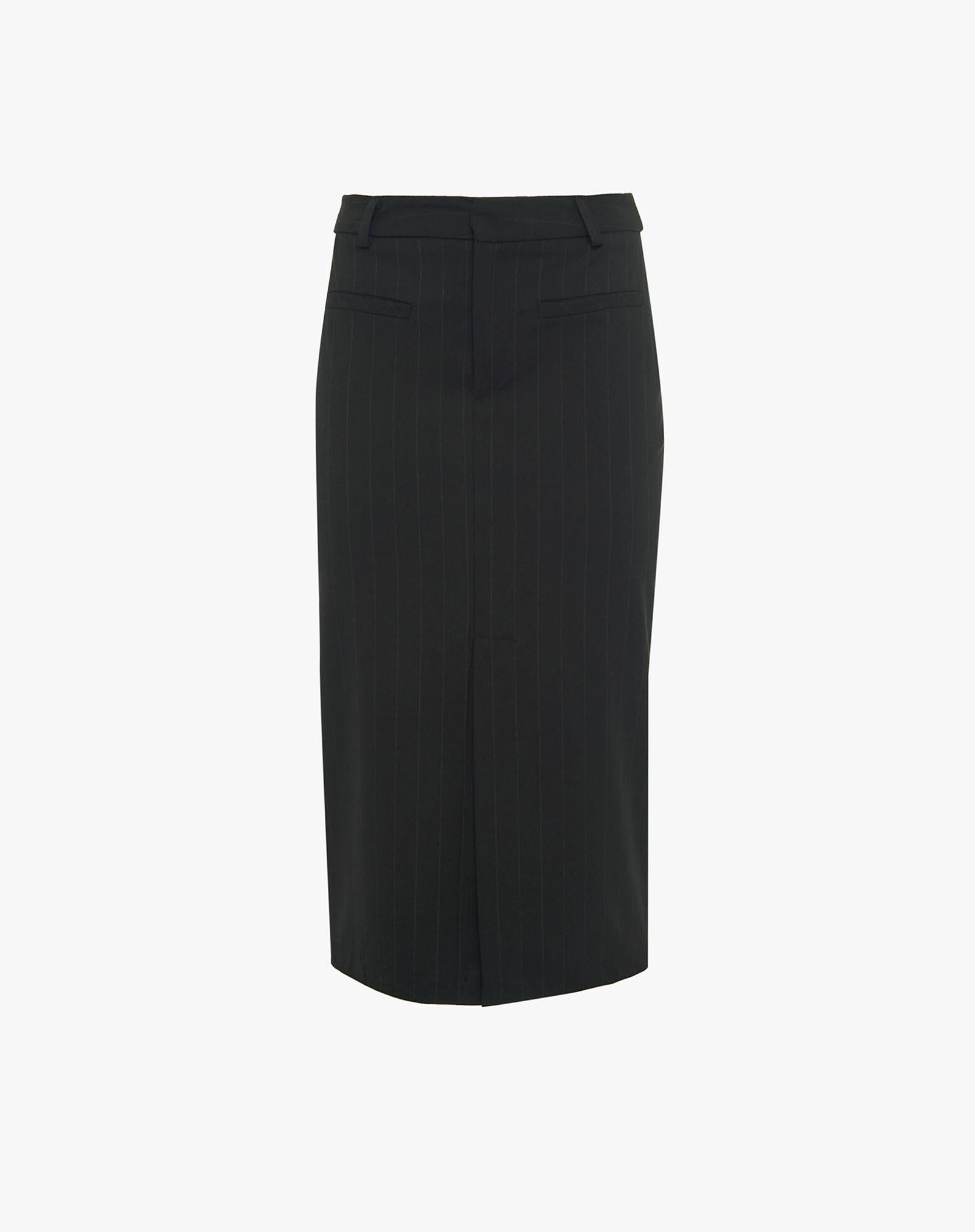 Gonna midi a righe N135PI MA001 MANILA GRACE 