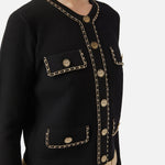 Maglia cropped con catena MK63B46E2 110 ELISABETTA FRANCHI 
