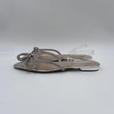 Sandalo Justi Clear in pvc con fiocco