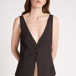Gilet chiusura con un bottone - Carla G LIRI08D6 09 CARLA G. 