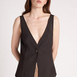Gilet chiusura con un bottone - Carla G LIRI08D6 09 CARLA G. 