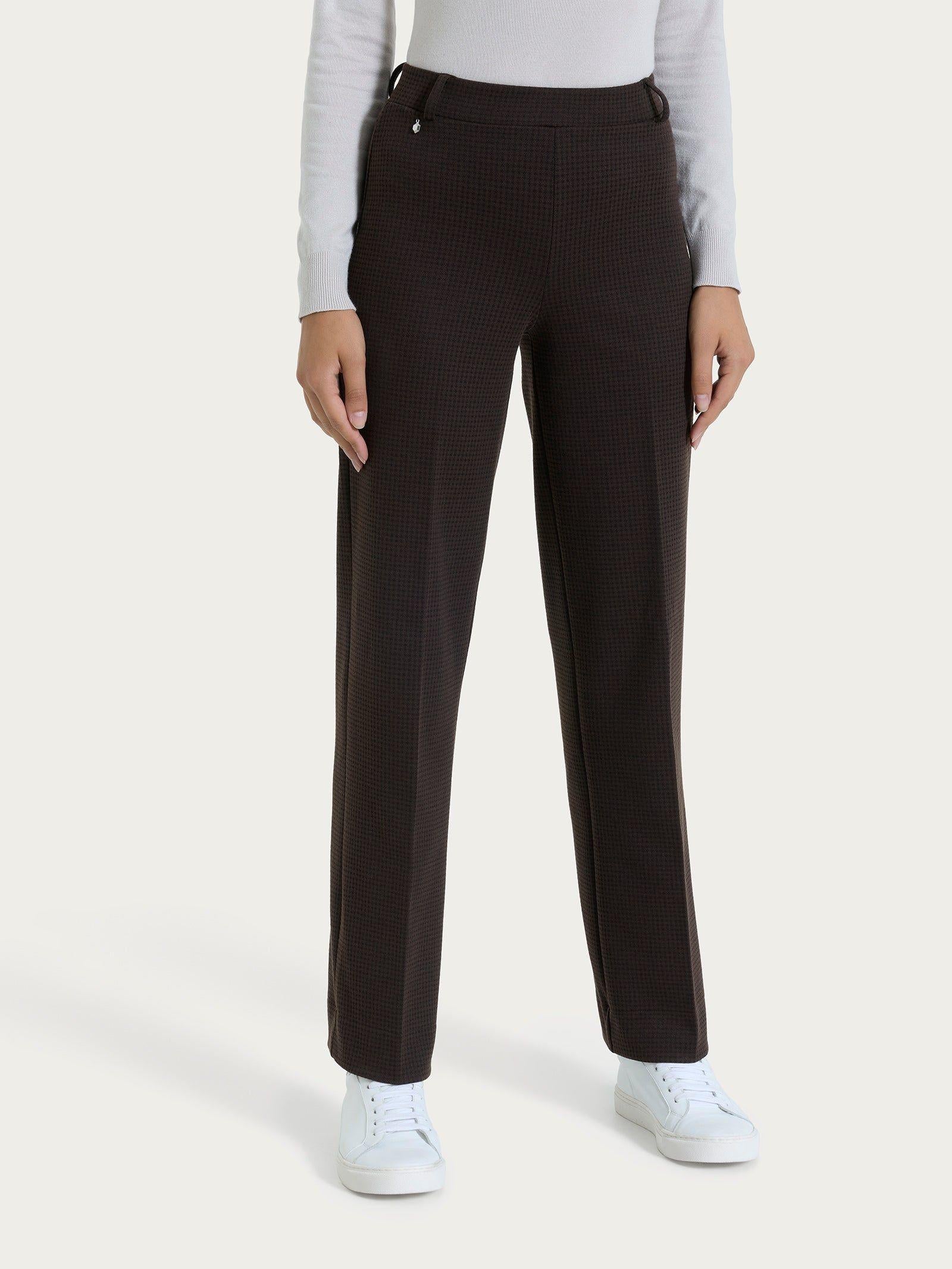 Pantalone con motivo micro check - Ragno DR49PEFW25 A75F RAGNO 