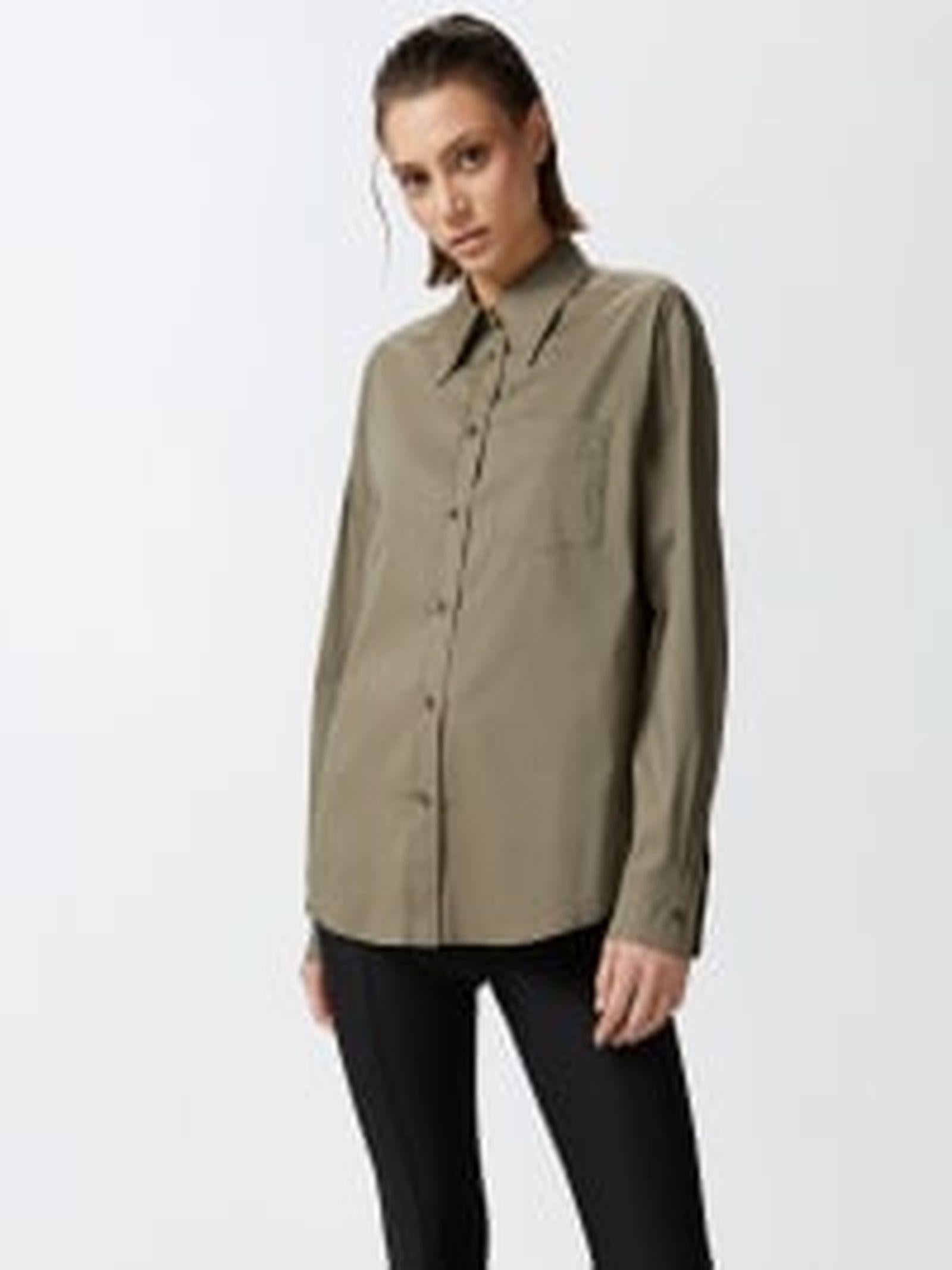 Camicia in popeline stretch 103708-A26U X51 PINKO 