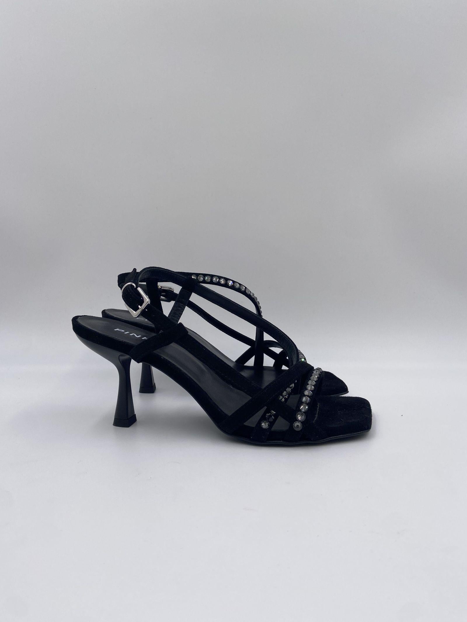 Sandalo scamosciato con strass - Pinko 100670-A0NZ Z99 PINKO 