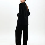 Giacca in velluto con fiore MF2502009 00N MAITE 