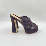 Sandalo con fiore - Ofelia 3104 MORO OFELIA 