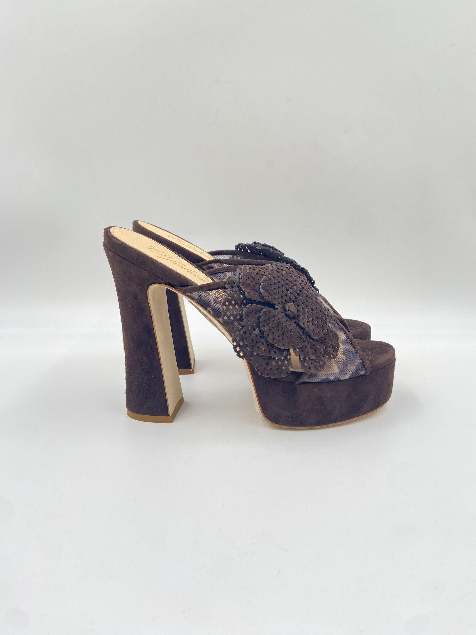 Sandalo con fiore - Ofelia 3104 MORO OFELIA 