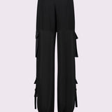 Pantalone cargo trasparente