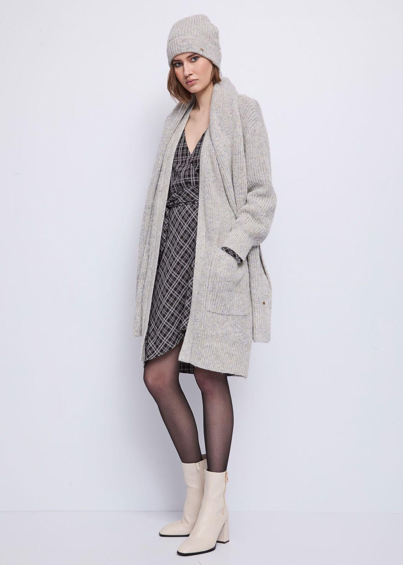 Cardigan con cintura - Gaudi 521BD33001 525048-02 GAUDI' 