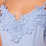 Abito lungo con ricami floreali 511BD15023 51502201 GAUDI' 