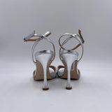 Sandalo aperto con mini strass