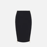 Gonna midi in doppio crèpe stretch GO04746E2 110 ELISABETTA FRANCHI 