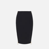 Gonna midi in doppio crèpe stretch GO04746E2 110 ELISABETTA FRANCHI 