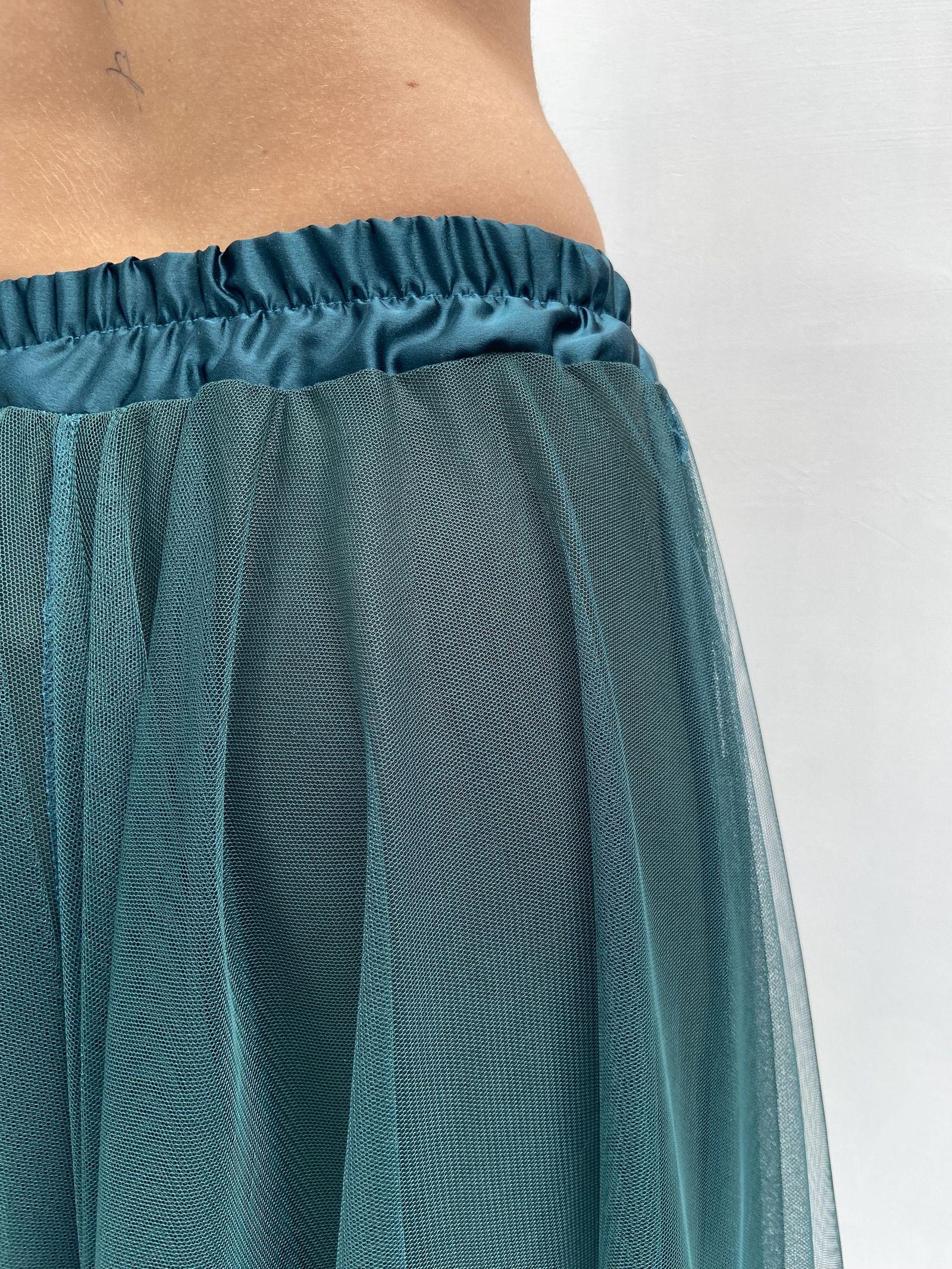 Gonna lunga in tulle MK04.015 MILITARE OFELIA 