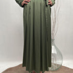 Abito manica lunga - Ofelia D1044 VERDE OFELIA 