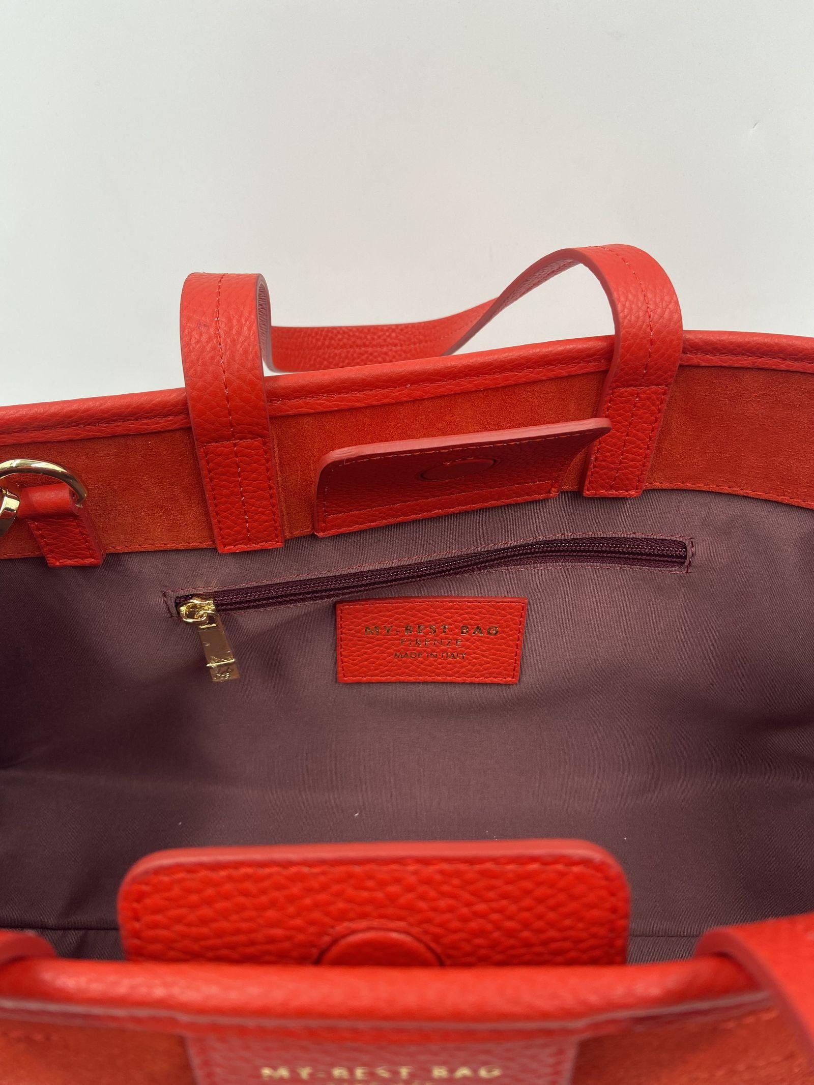 Borsa Diva scamosciata - My Best Bag S1MYB2034 SCARLETRED MY BEST BAG 