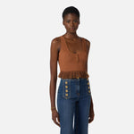 Top in maglia à jour TK74B61E2 600 ELISABETTA FRANCHI 