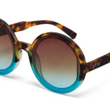 Occhiale da sole Round Monica OK014HB AZZURRO OKKIA 