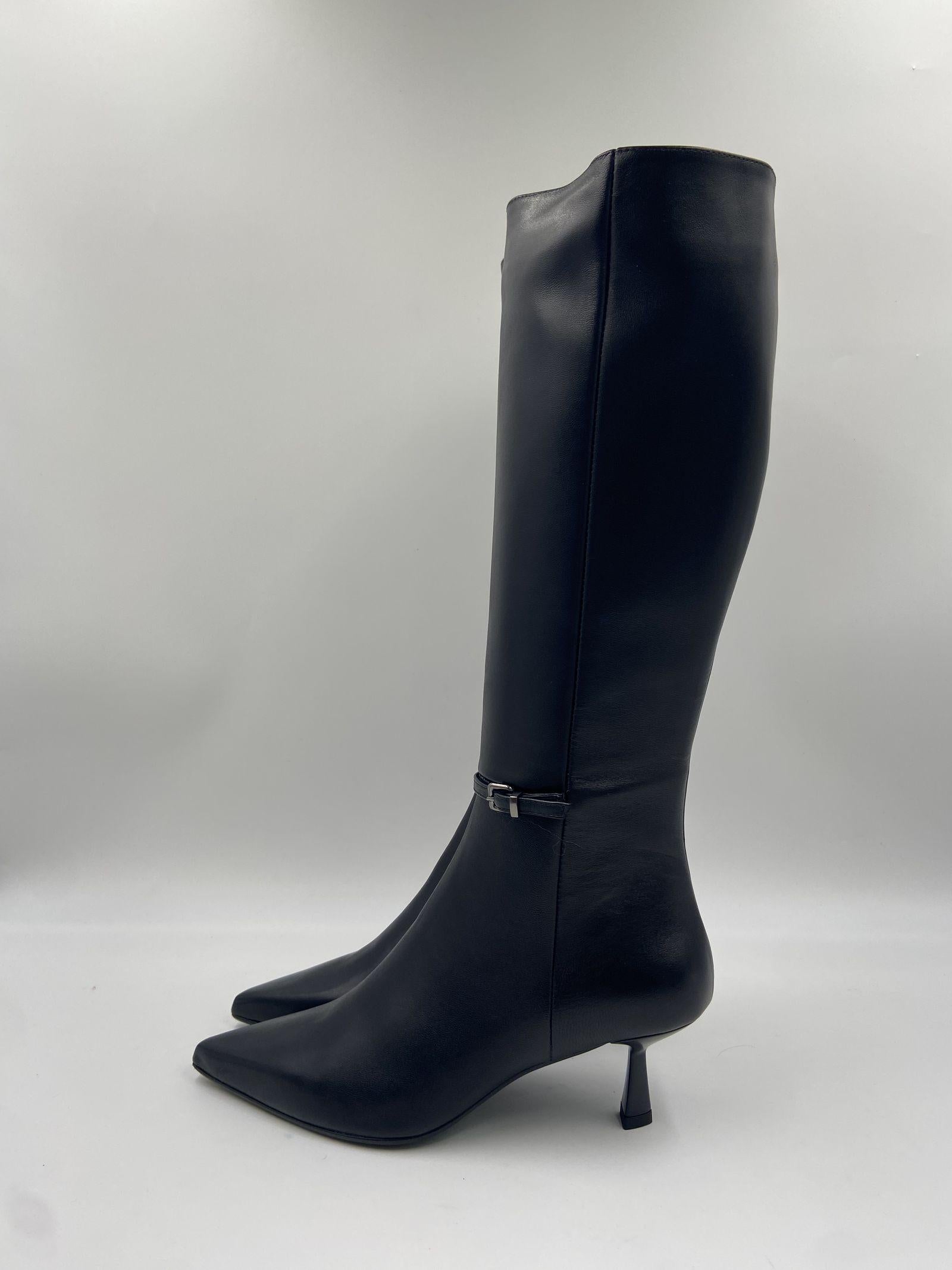 Stivale con cinturino 2748 NERO OFELIA 