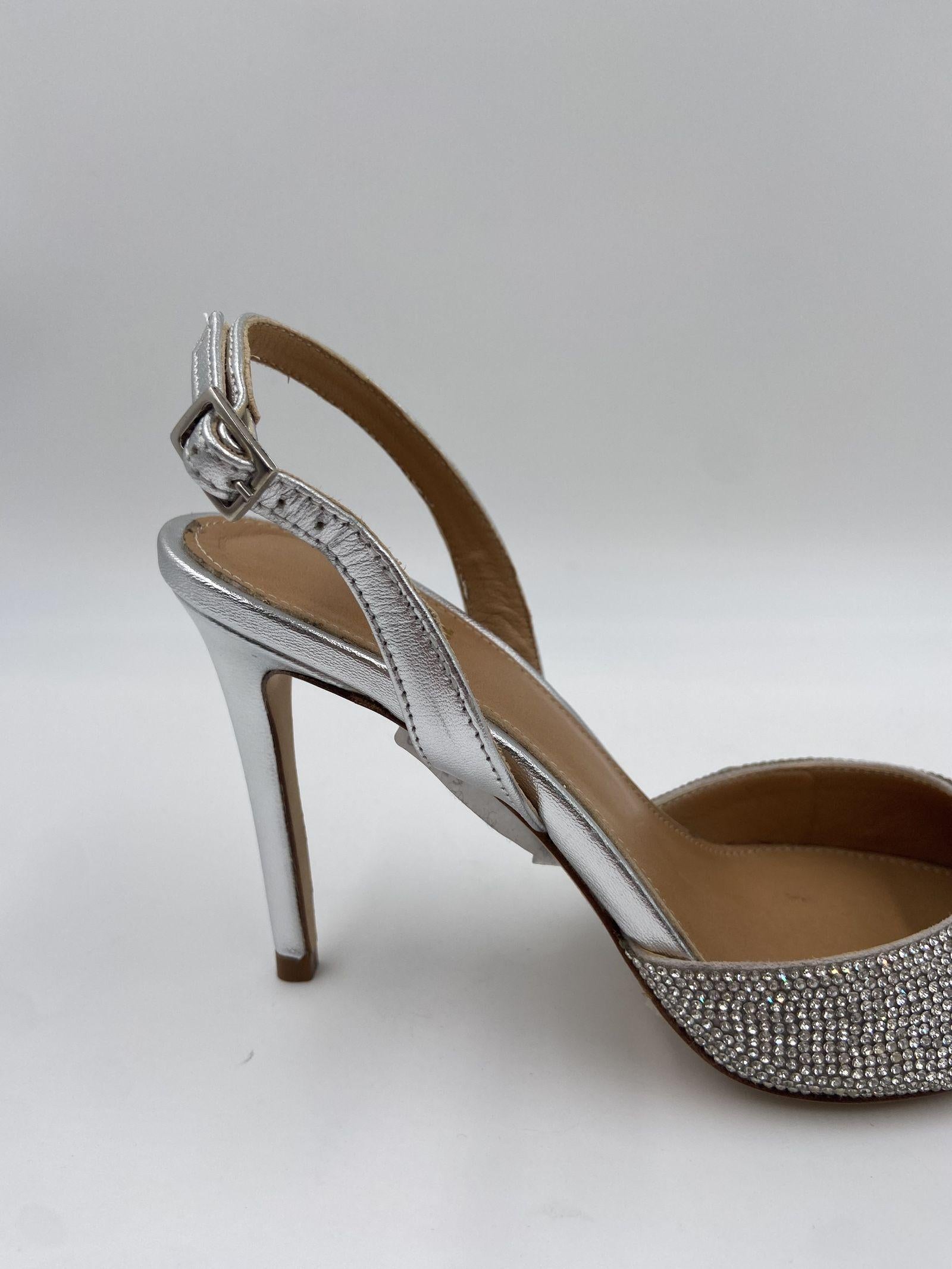 Sandalo alto con strass 1931 ARGENTO OFELIA 