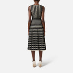 Abito midi con micro rouches AM49S51E2 685 ELISABETTA FRANCHI 