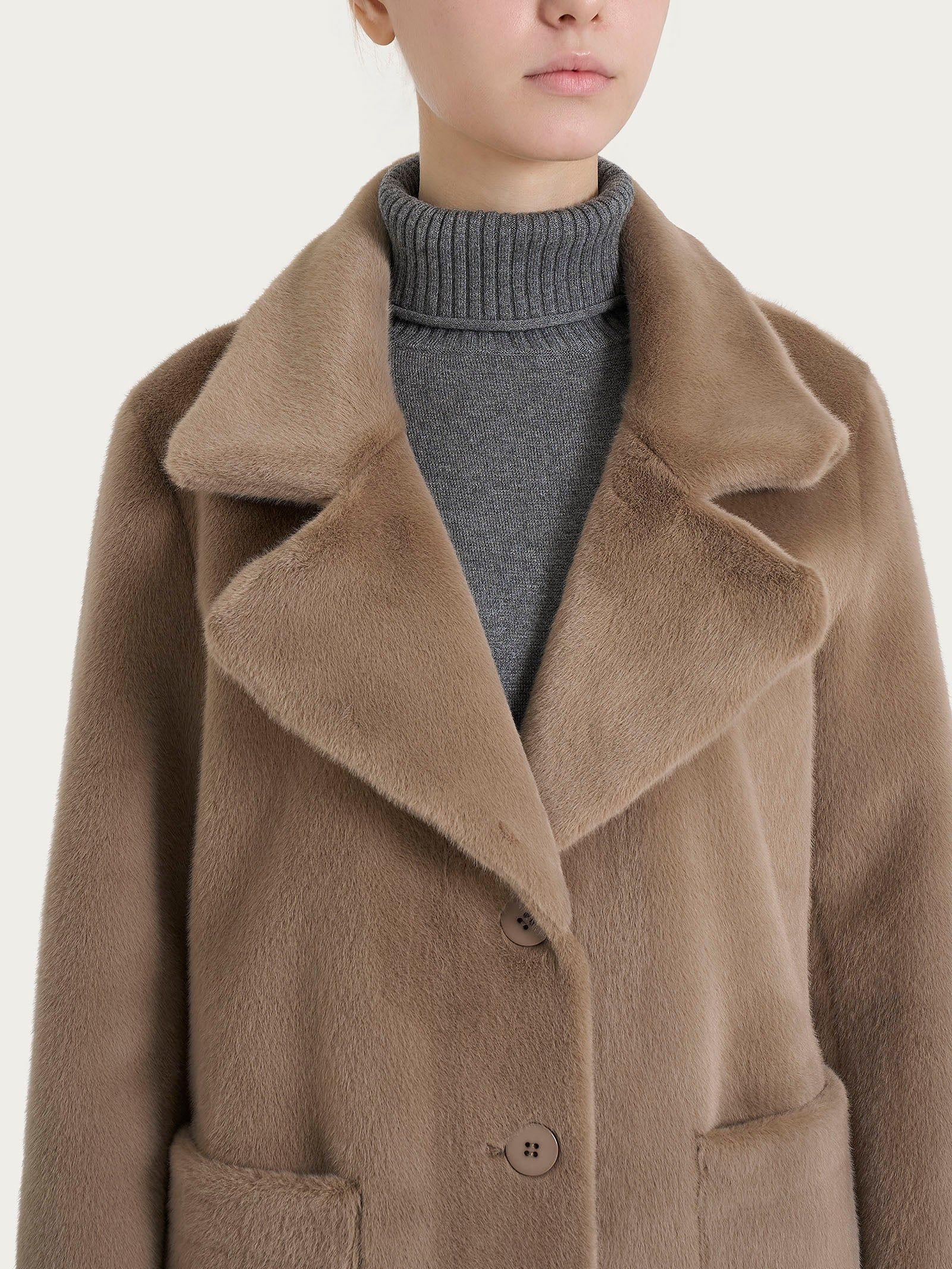 Cappotto double face con revers DQ48KLFW25 950 RAGNO 