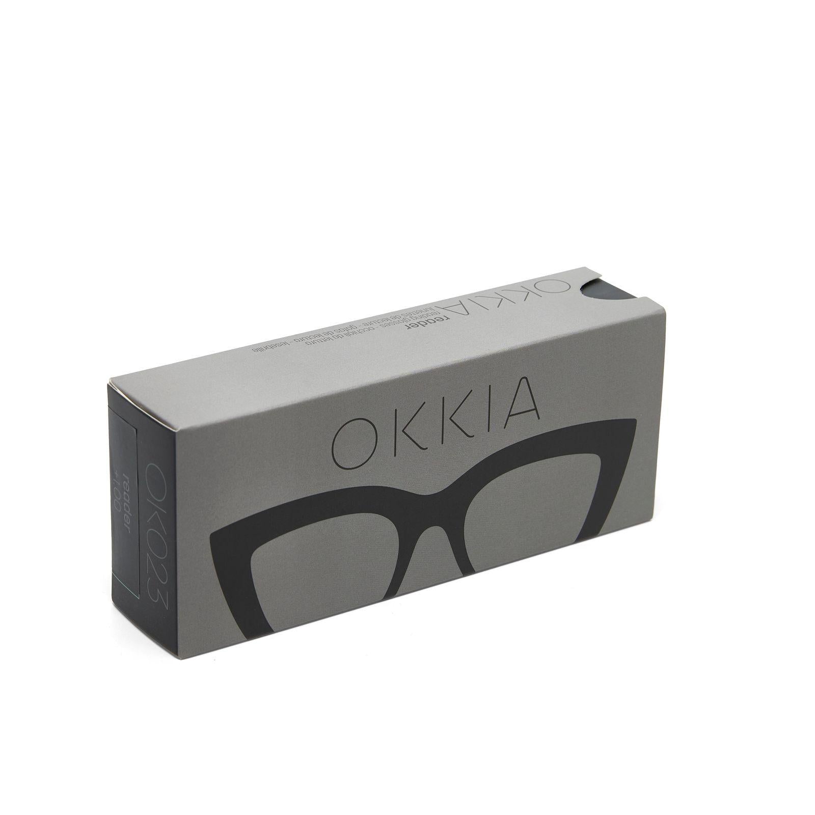 Occhiale da lettura Claudia OK23BK NERO OKKIA 