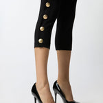 Leggings con bottoni metallici 105520A24C Z99 PINKO 