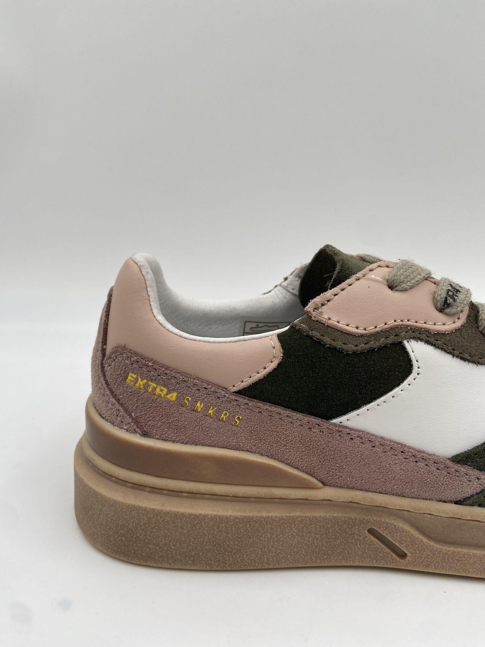 Sneakers Club tennis 1.07 8707022 VERDEBIANCO EXTR4 