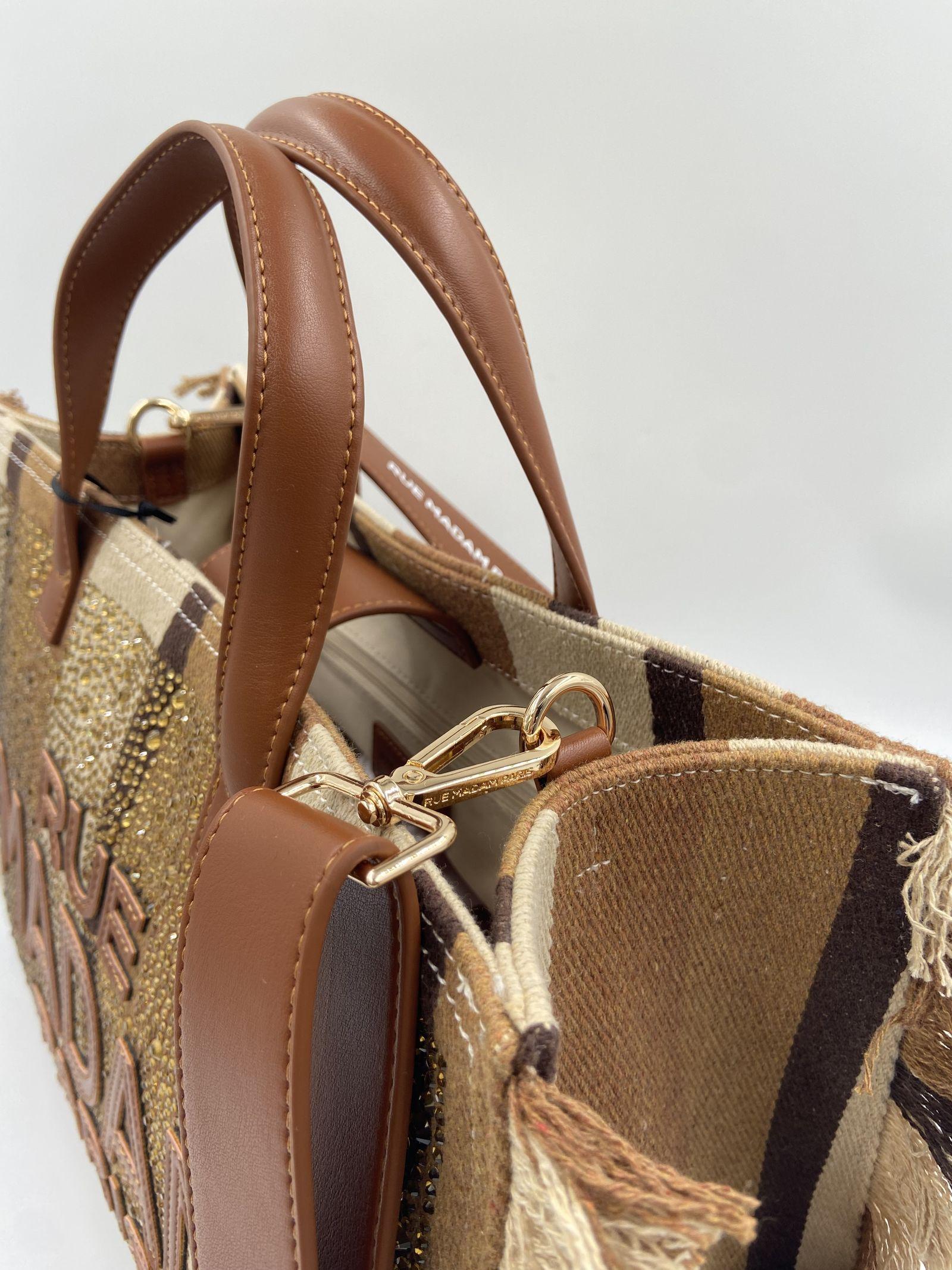 Borsa Casablanca Mini Riga - Rue Madam Paris CASABLANCAMINITOTE RIGAMARRONE RUE MADAM PARIS 