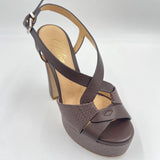 Sandalo con plateau - Ofelia 3101 MORO OFELIA 
