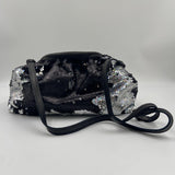 Borsa hobo paillettes argento nero - Ofelia AR027P ARGENTO OFELIA 