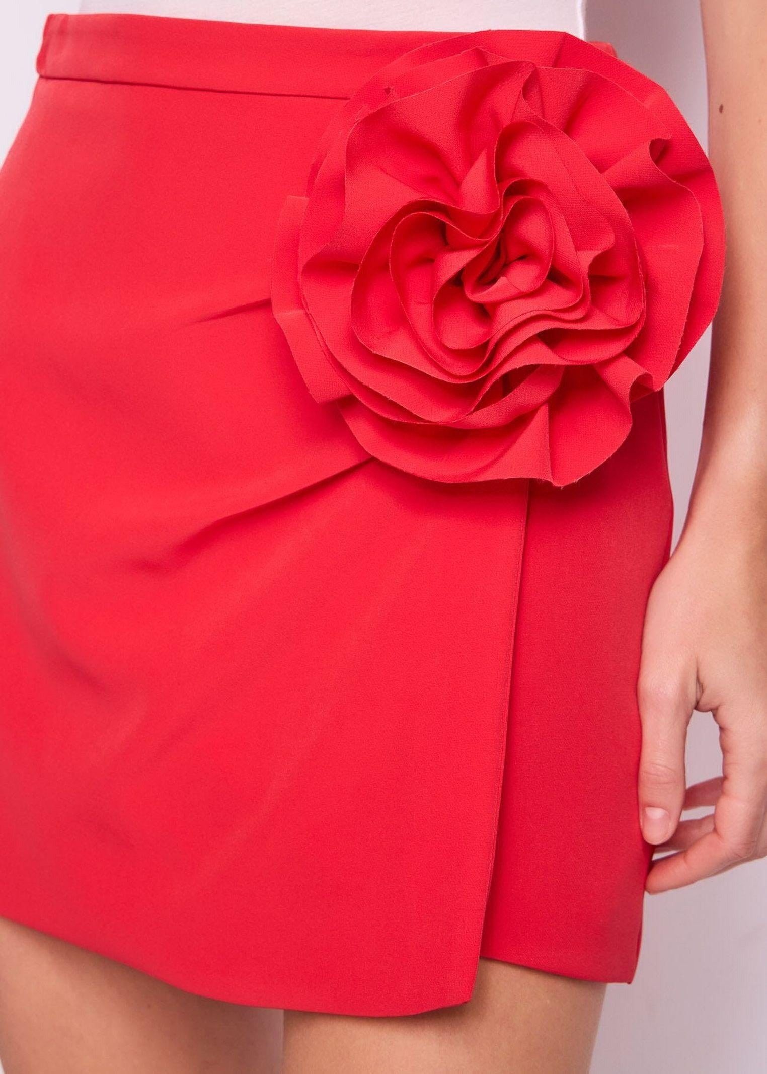 Minigonna con fiore 511FD75008 2482 GAUDI' 