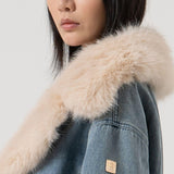 Giacca over in denim FP25WJ4010D40904 337 FRACOMINA 