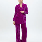 Giacca in velluto con fiore MF2502009 022 MAITE 