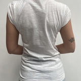 T-shirt Caos CAOSDONNA BIANCO OFELIA 