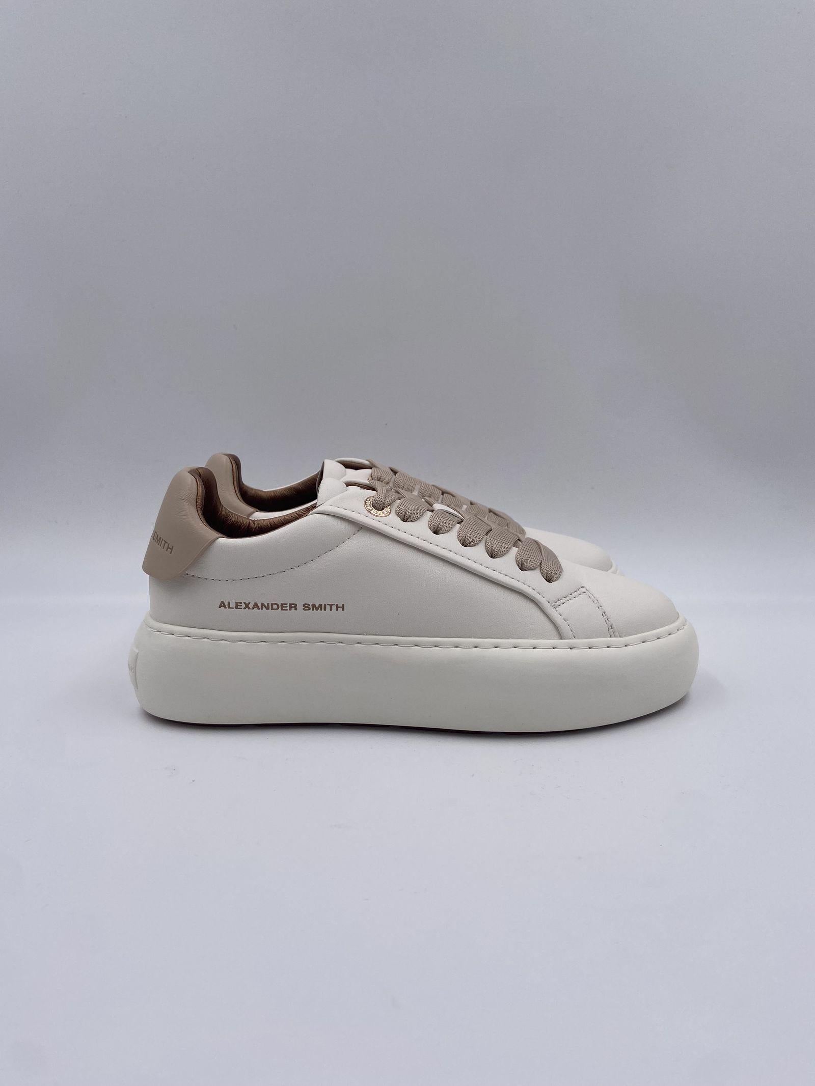 Sneakers Soho White Nude ASBBSOW 3563 WBE ALEXANDER SMITH 