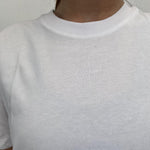 T- shirt girocollo L8869 BIANCO OFELIA 