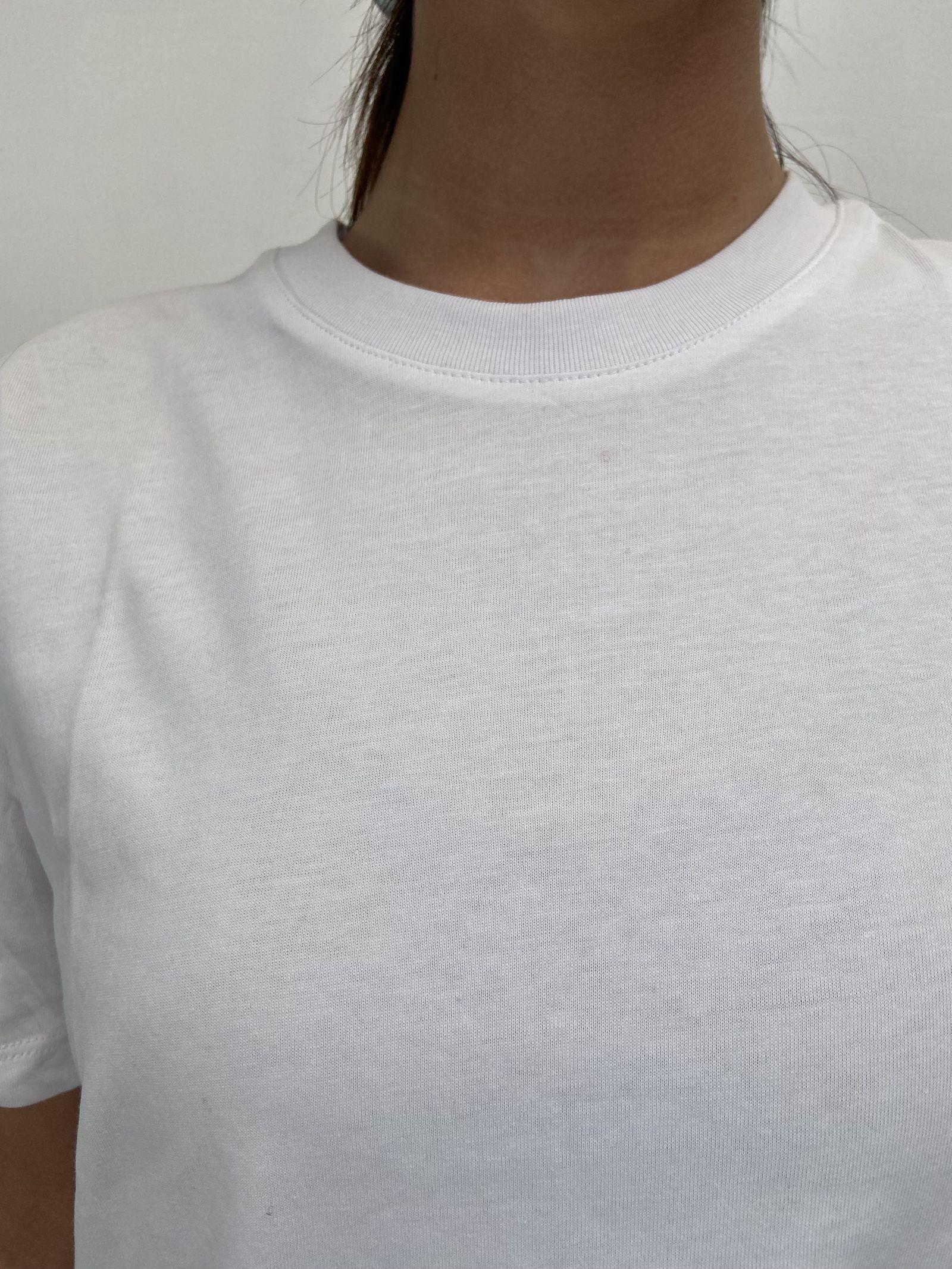 T- shirt girocollo L8869 BIANCO OFELIA 