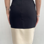 Gonna bicolore - Elisabetta Franchi GO19991E2 685 ELISABETTA FRANCHI 