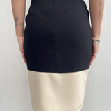 Gonna bicolore - Elisabetta Franchi GO19991E2 685 ELISABETTA FRANCHI 