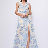 Abito lungo stampa floreale 511FD15013 51104702 GAUDI' 