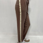 Pantalone con banda laterale 2558 CIOCCOLATO OFELIA 